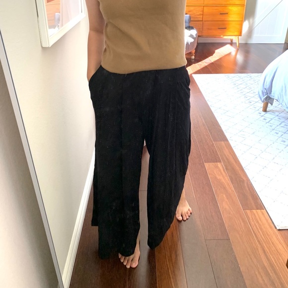 Uniqlo Pants - Uniqlo black wide leg pants